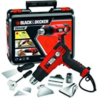 BLACK+DECKER KX2200K-QS - Decapador 2.000W- hasta 645˚C- 230V- incluye 8 accesorios y maletín